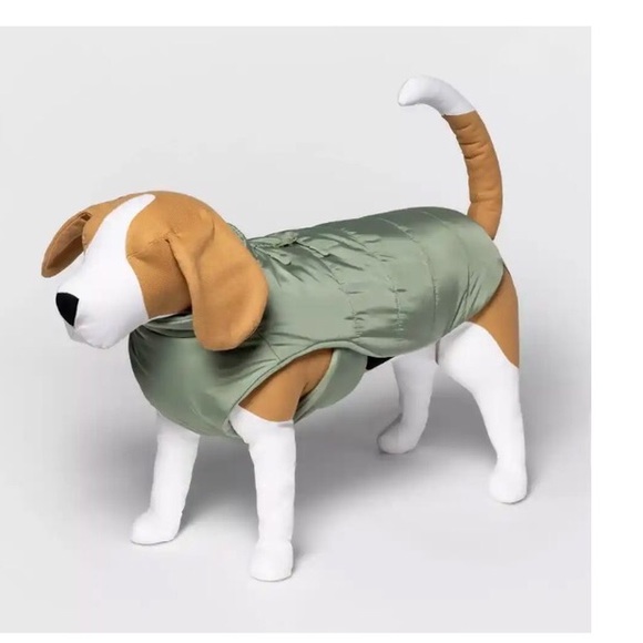 unbranded Dog Boots Barkley Dog Puffer Jacket With Bucklemedium